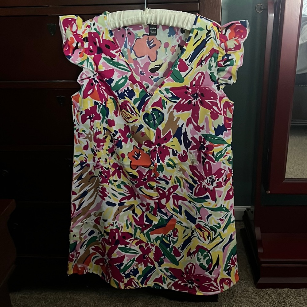 Floral sheath dress by SHEIN